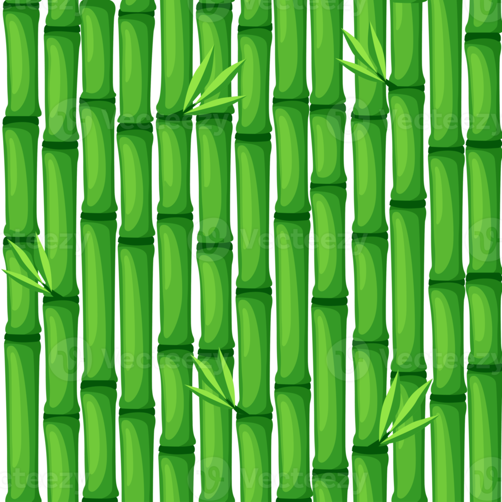 textura de bambu verde sem costura. padrão sem costura de bambu png