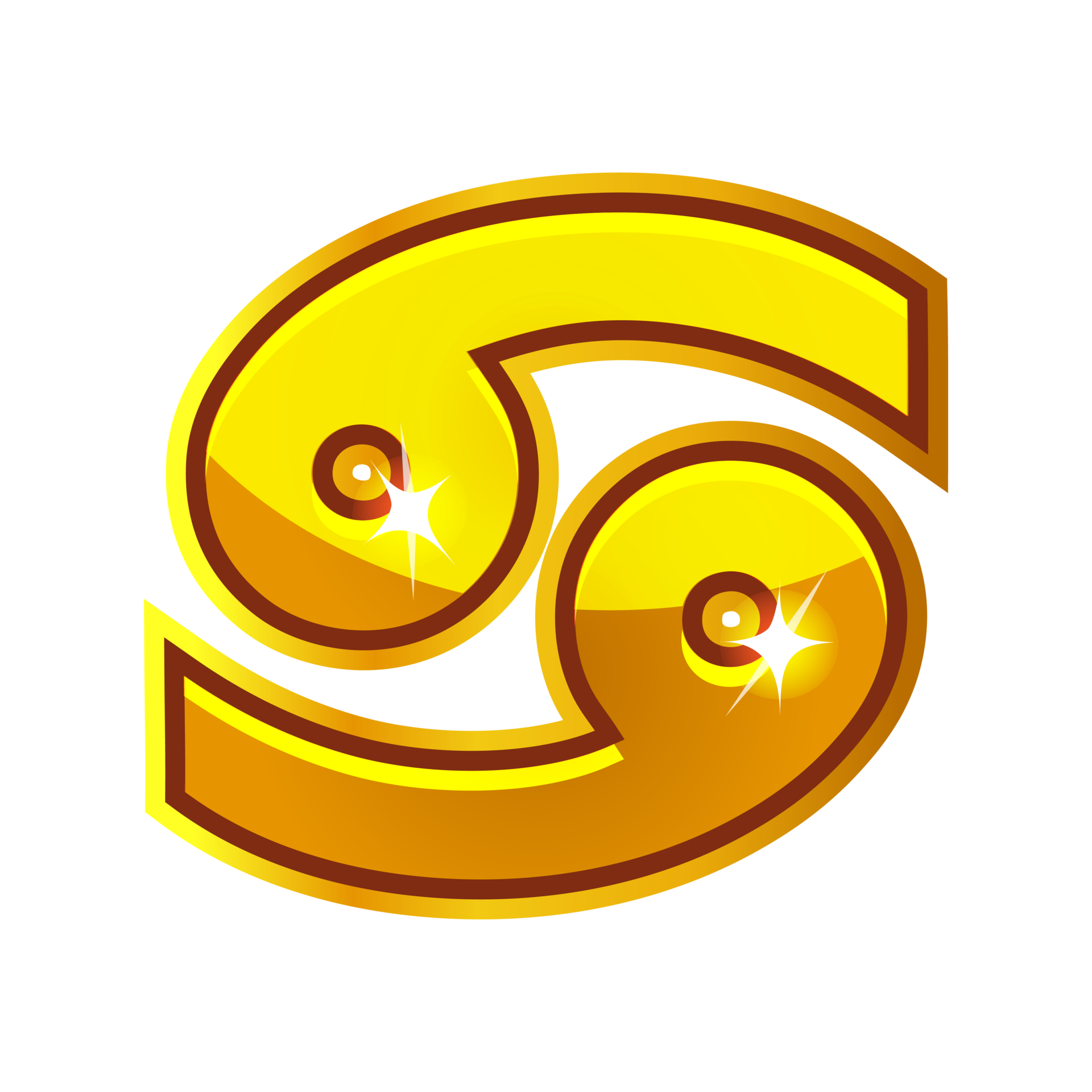 golden-zodiac-cancer-set-astrology-signs-19550819-png