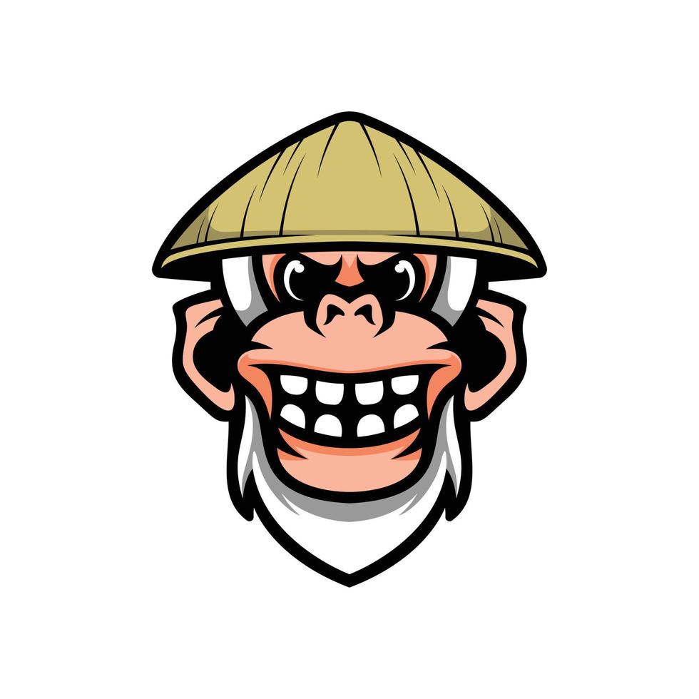 Yeti Farmerhat Logo Design Vector