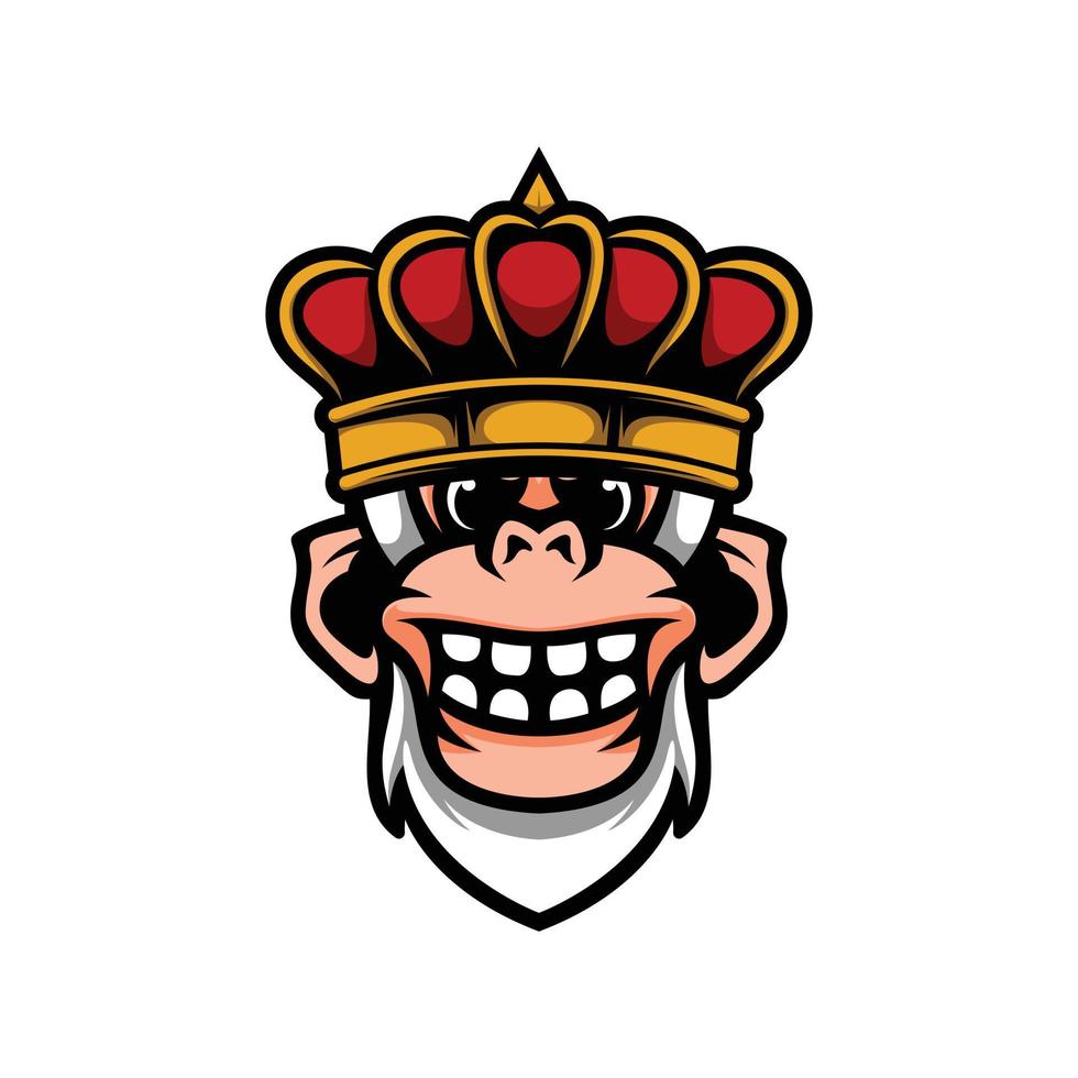 Yeti King Logo Design Vector