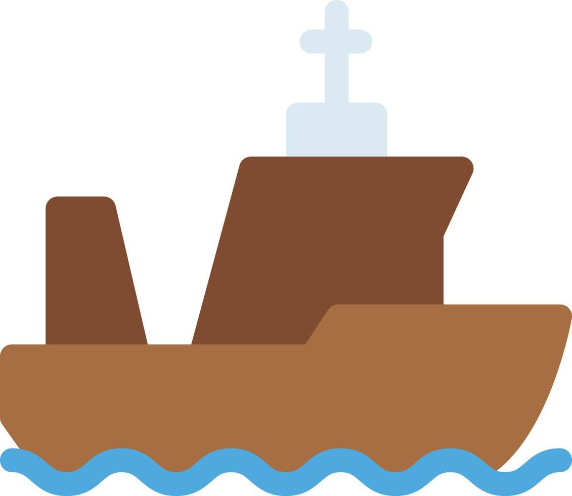 ilustración de vector de barco en un fondo. símbolos de calidad premium. iconos vectoriales para concepto y diseño gráfico.