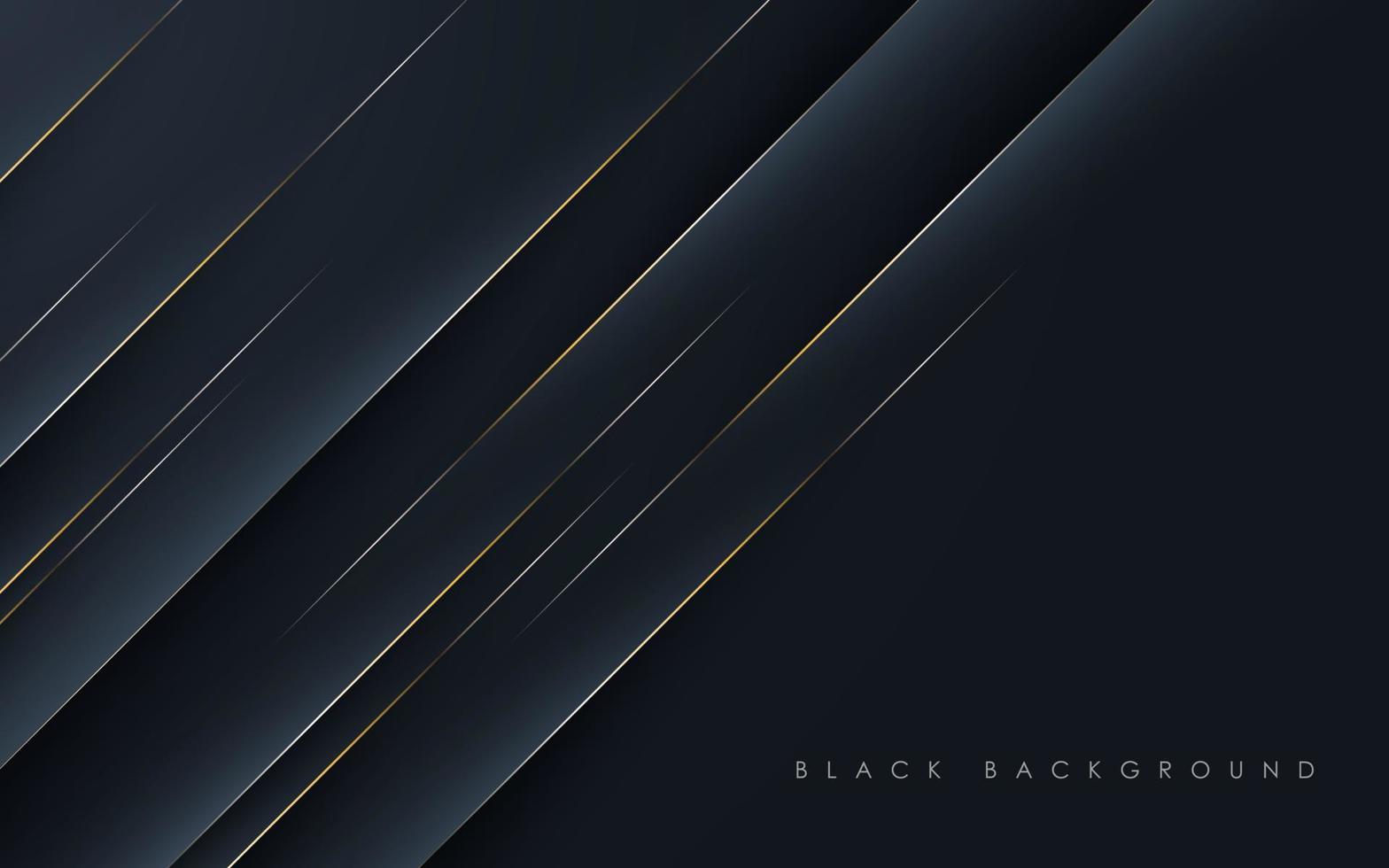 abstract black diagonal stripe with golden line shadow and light papercut texture background. eps10 vector