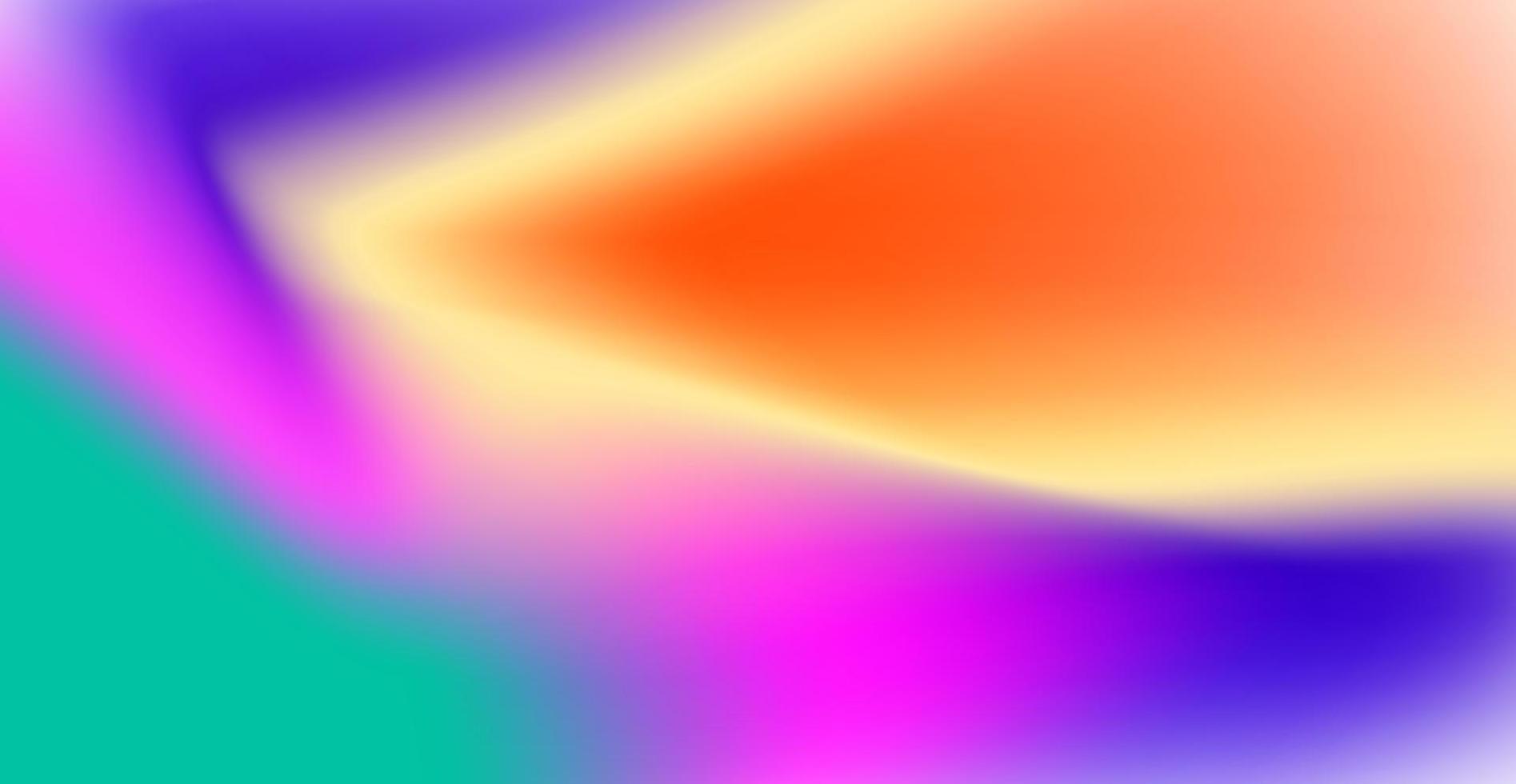 fondo de textura ondulada de malla holográfica abstracta de colores rosa, púrpura, naranja y verde. eps10 vector