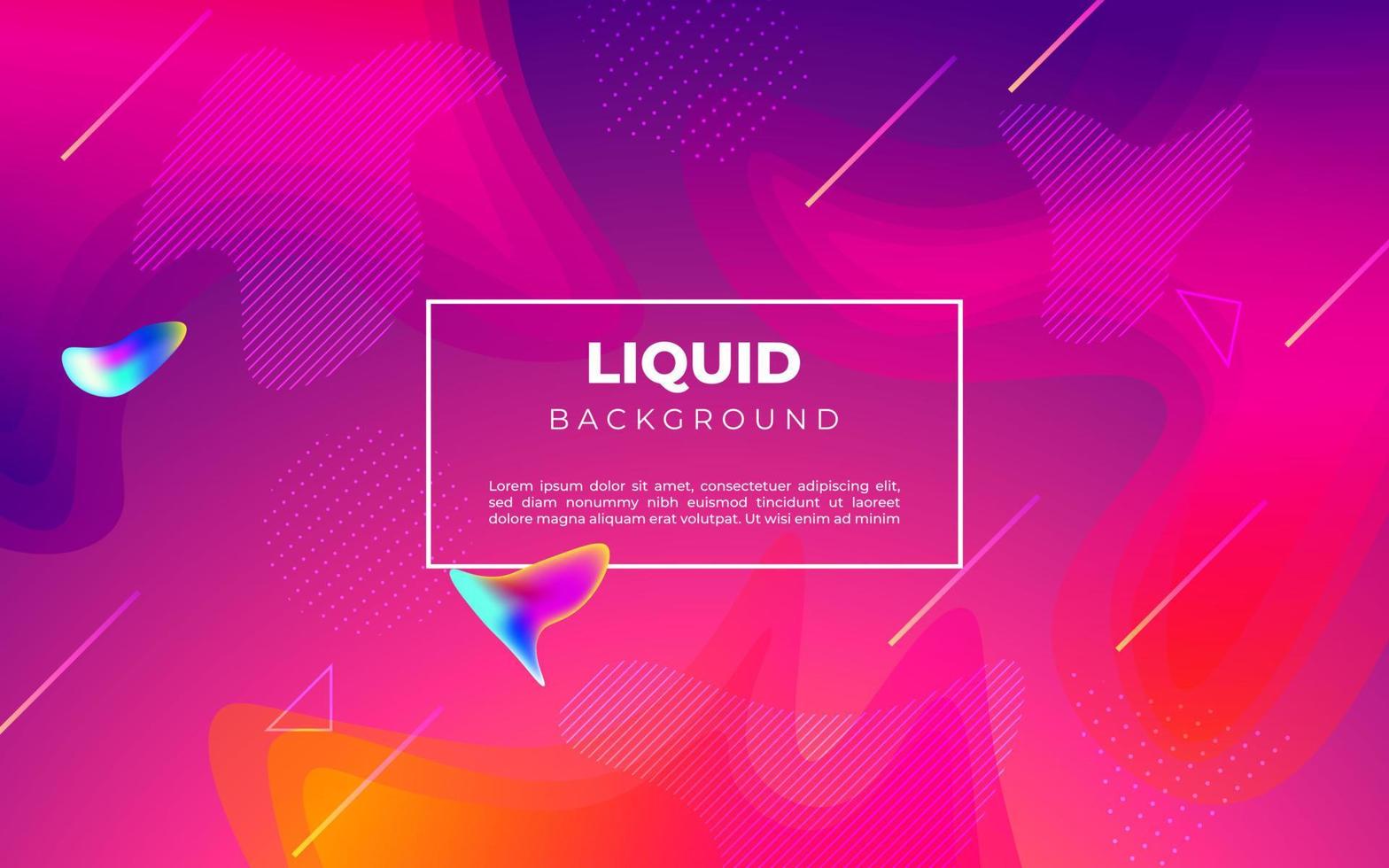 minimal abstract colorful purple pink liquid color gradient, fluid shape geometric with dots background. eps10 vector