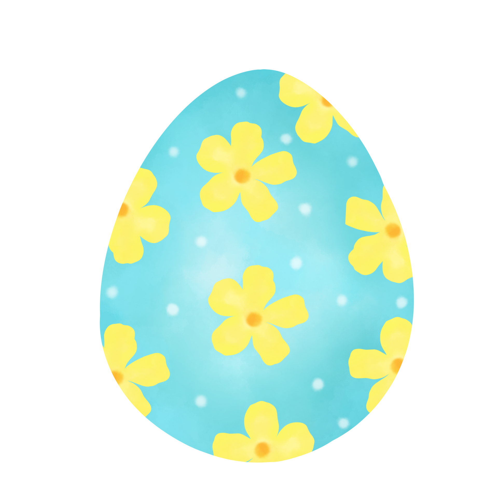 Watercolor Easter Eggs 19551965 PNG