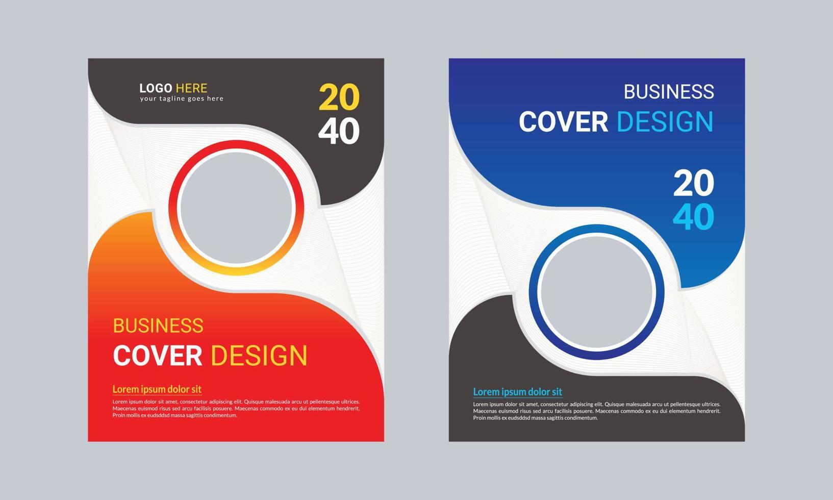 Corporate Book Cover Design Template. Can be used for Brochures, Annual reports, magazines, Posters, Business presentations, portfolios, flyers, banners, and Websites. vector