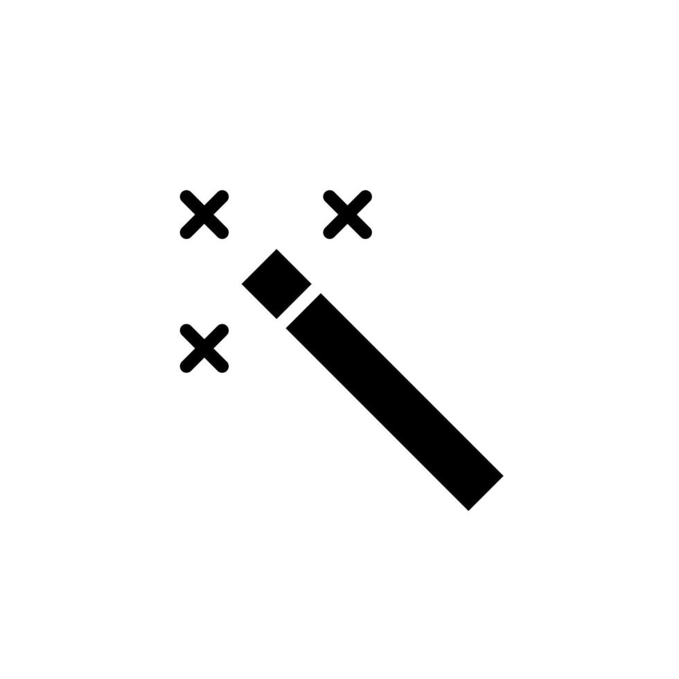 Magic wand tool icon vector in trendy style