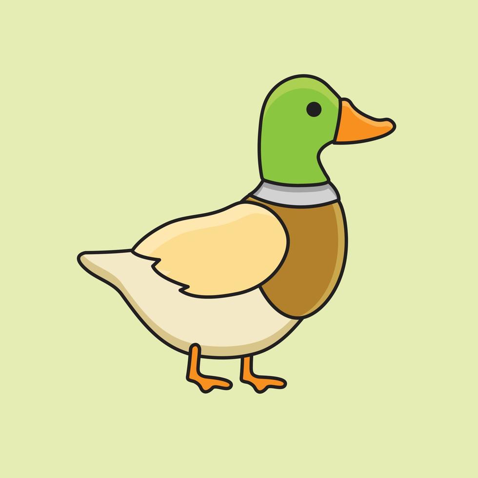 ilustración de pato animales vector pájaro dibujo