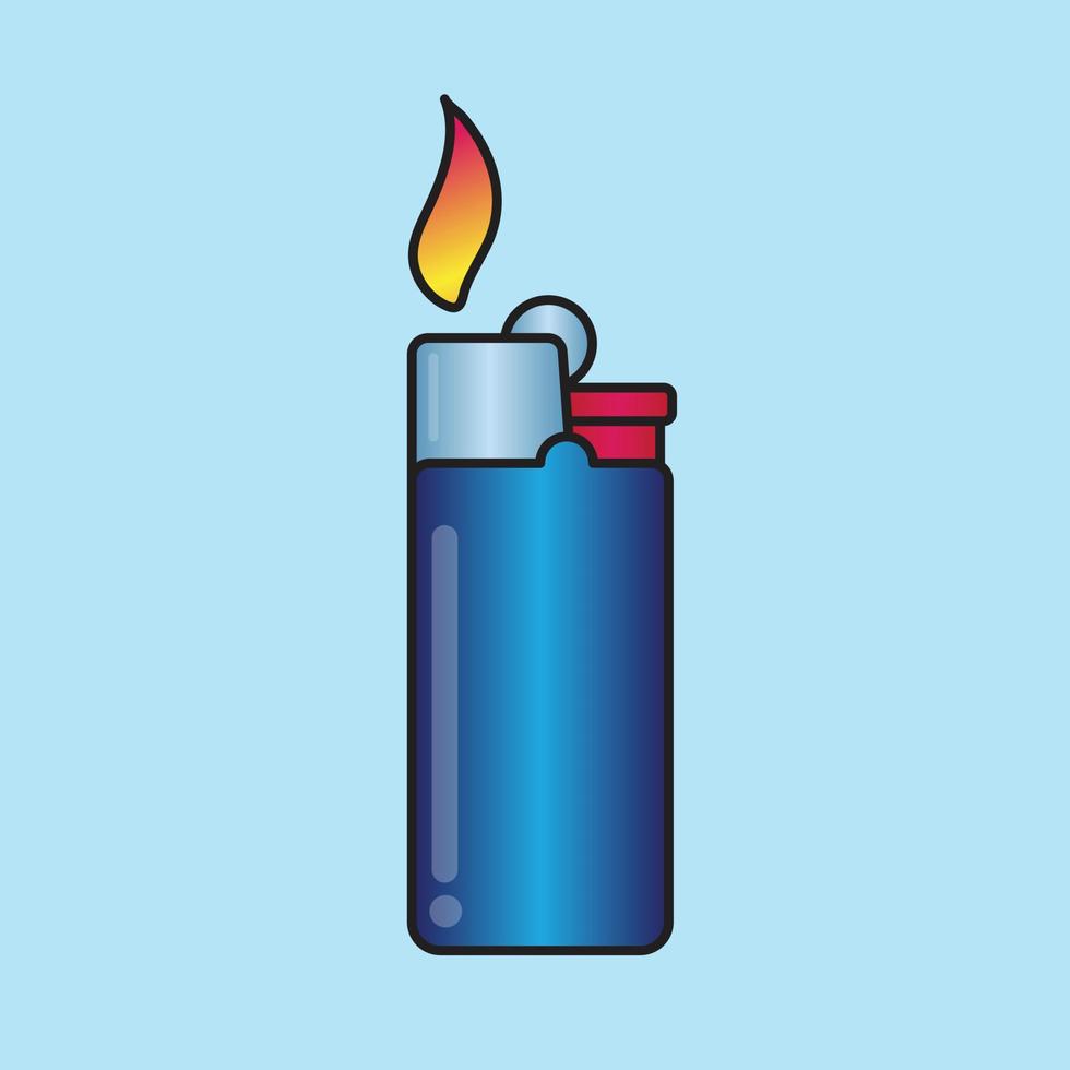 Illustration of Lighter vector