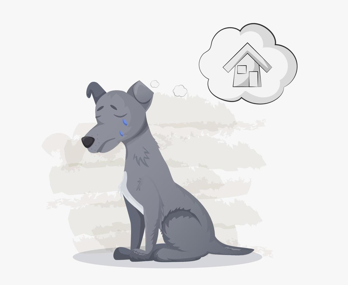 National Puppy Day.a dog wants to find a home. dog adoption vector