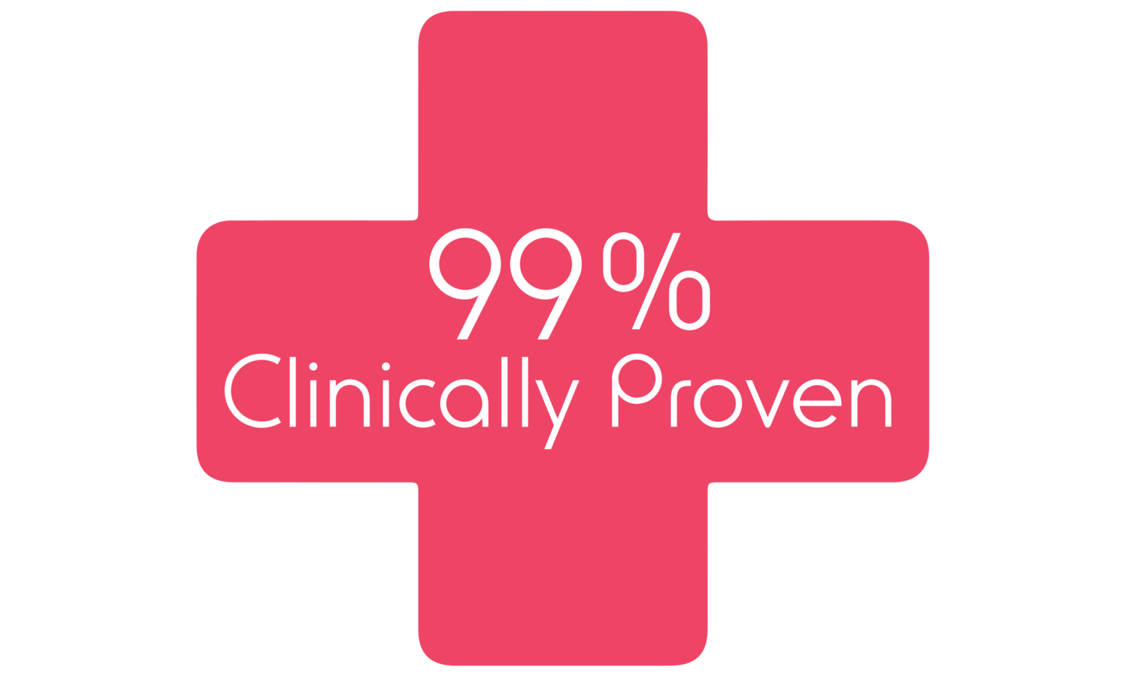 Clinically proven Logo on transparent background. png