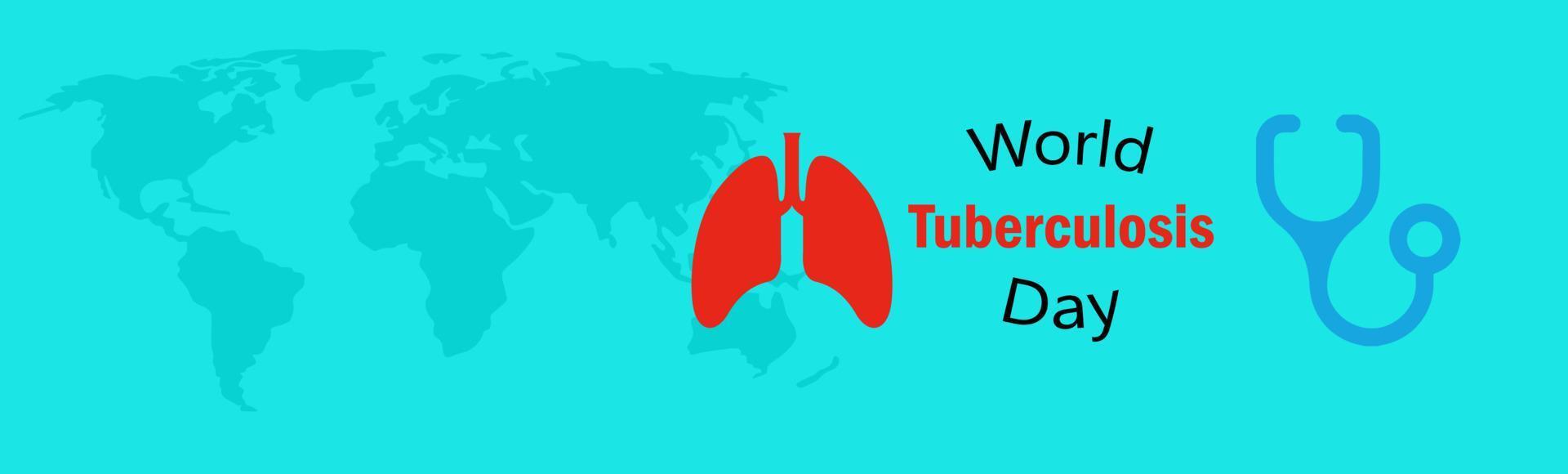 World Tuberculosis Day vector illustration.World Tuberculosis Day banner poster background