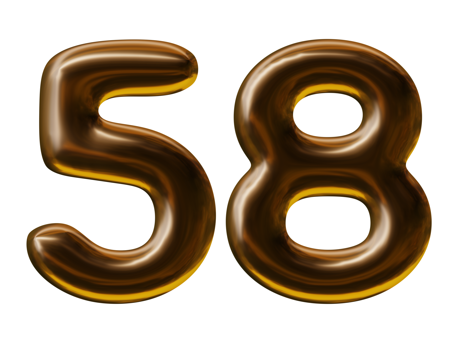 diseño número 58 en render 3d 19552758 PNG