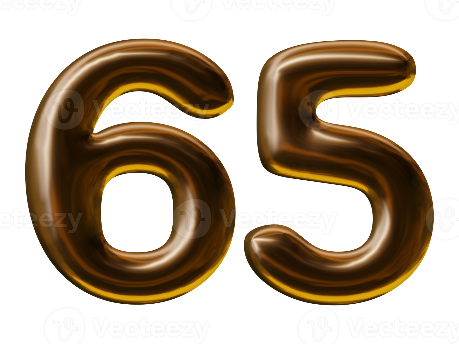 Number 65 design in 3d render 19552761 PNG Number 65 design in 3d render 19552761 PNG
