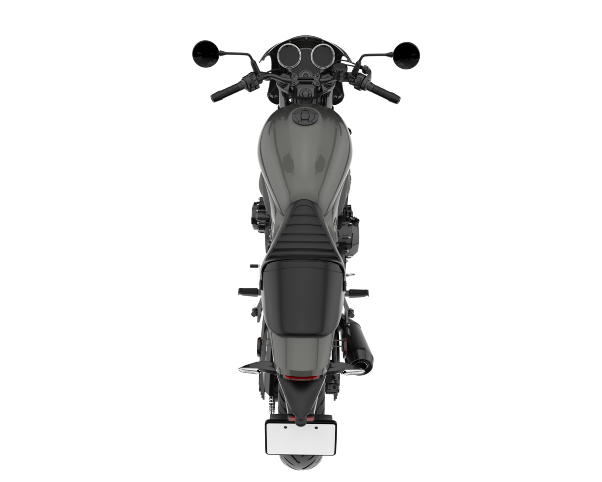 motocicleta isolada em fundo transparente. renderização 3D - ilustração png