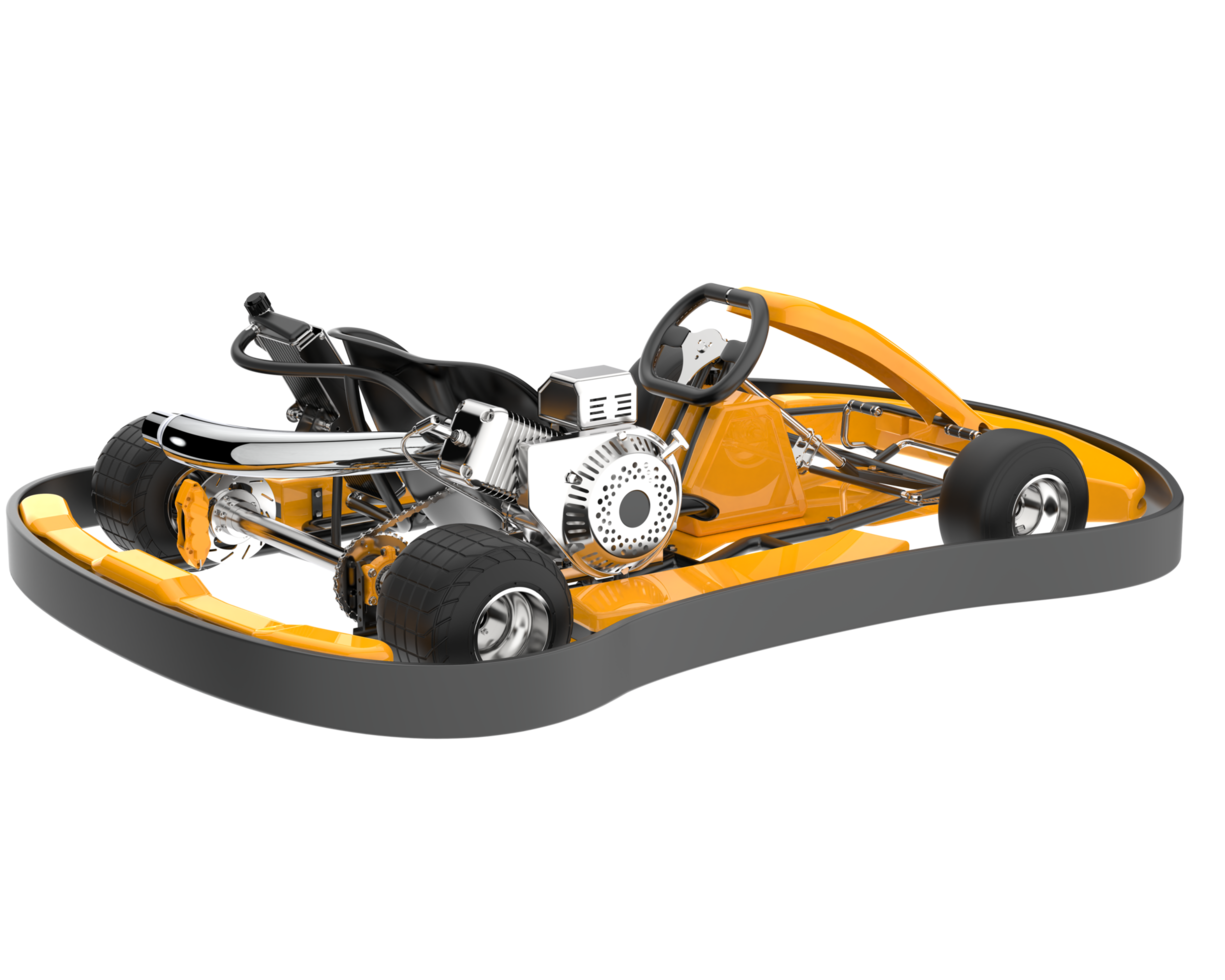 Modern car isolated on transparent background. 3d rendering - illustration png