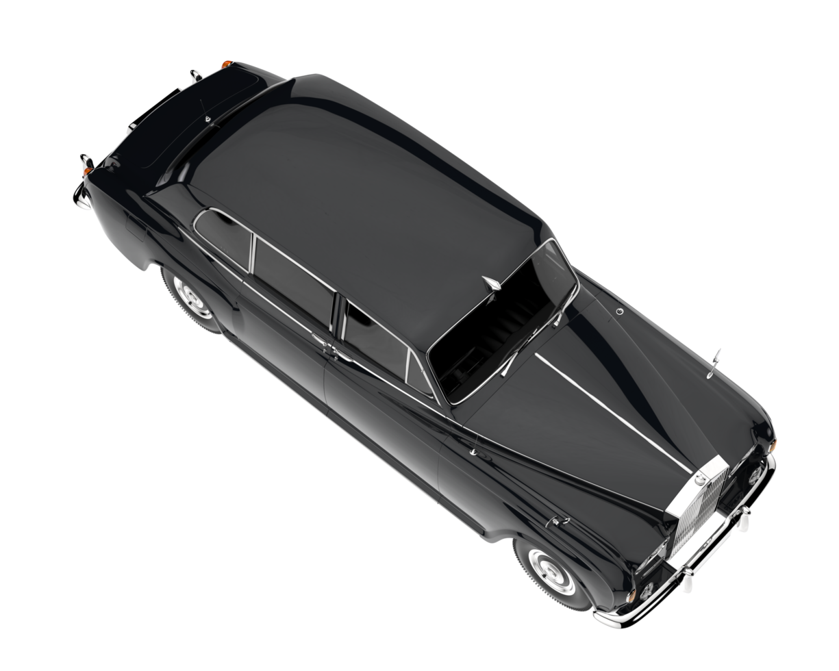 Modern car isolated on transparent background. 3d rendering - illustration png