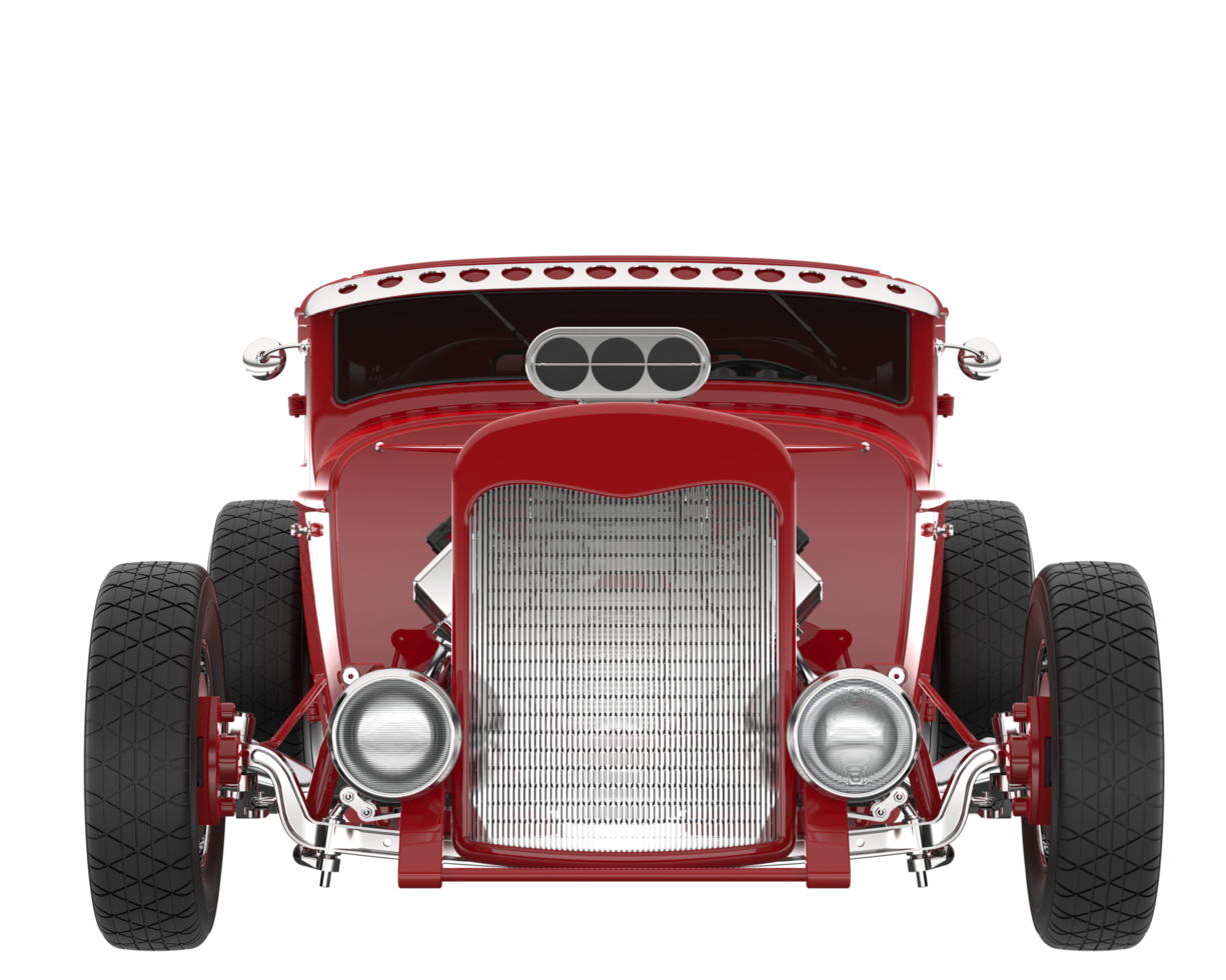 Modern car isolated on transparent background. 3d rendering - illustration png