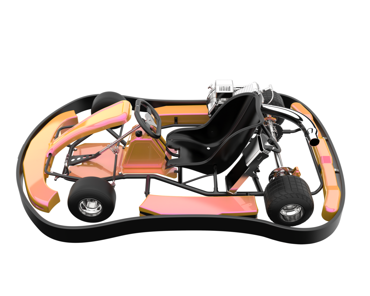 Modern car isolated on transparent background. 3d rendering - illustration png