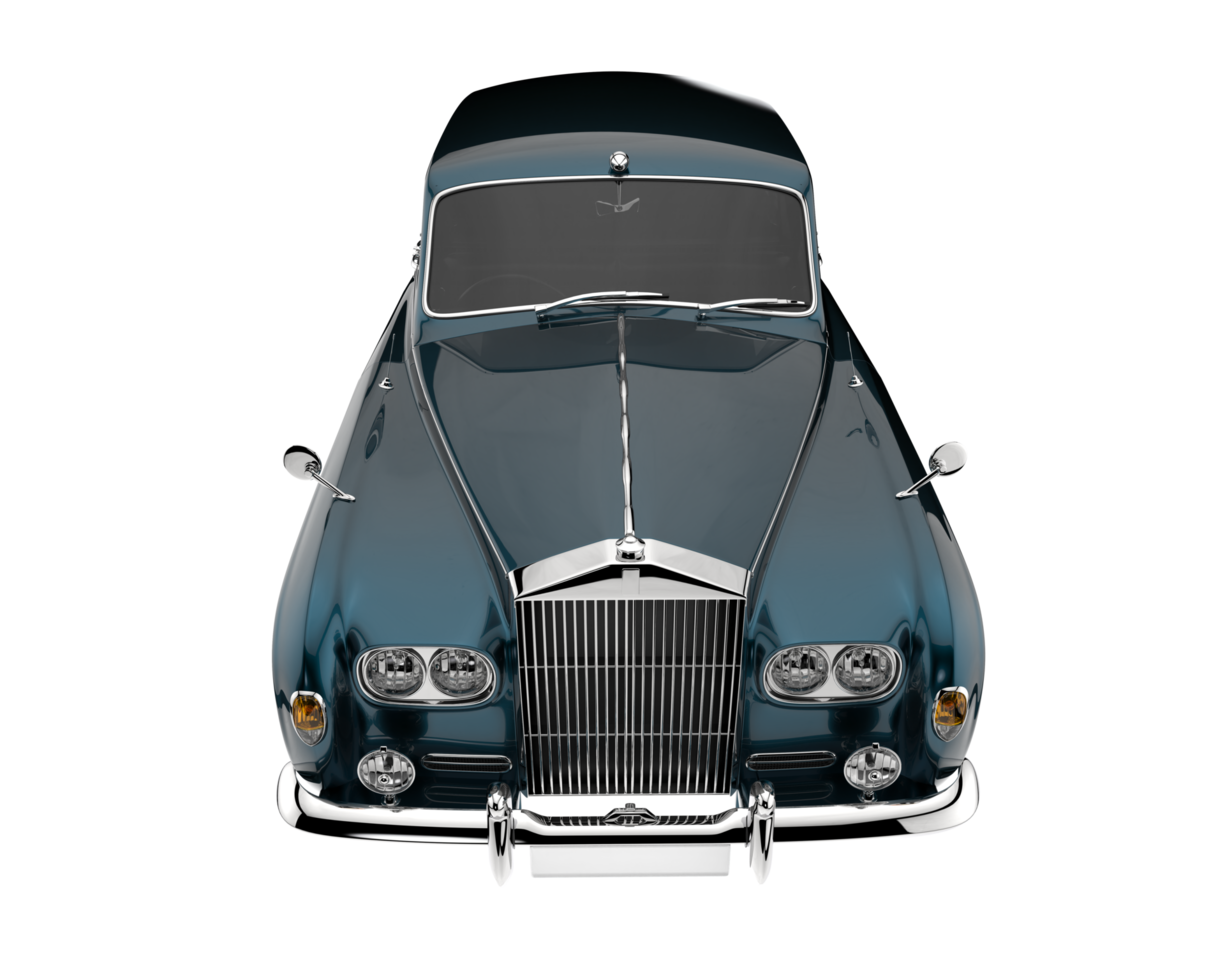 Modern car isolated on transparent background. 3d rendering - illustration png