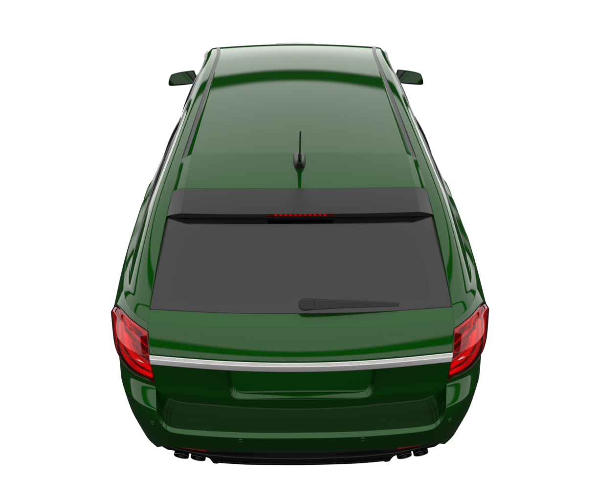 Modern car isolated on transparent background. 3d rendering - illustration png