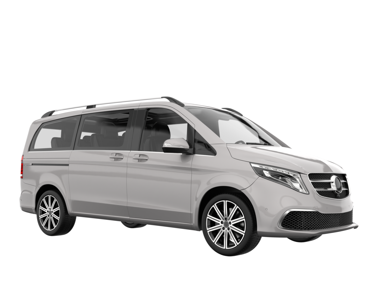 Modern car isolated on transparent background. 3d rendering - illustration png
