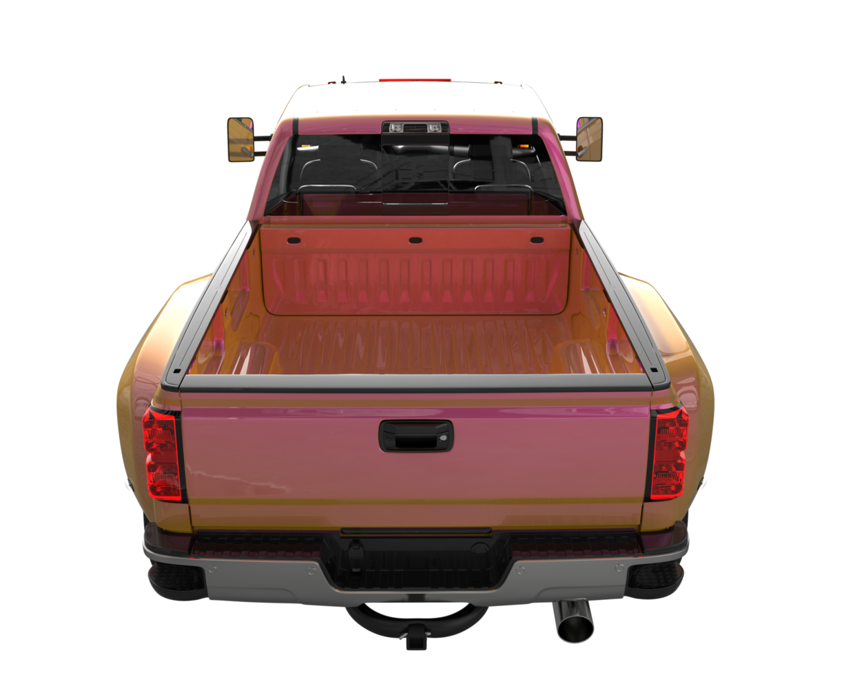 Pickup truck isolated on transparent background. 3d rendering - illustration png
