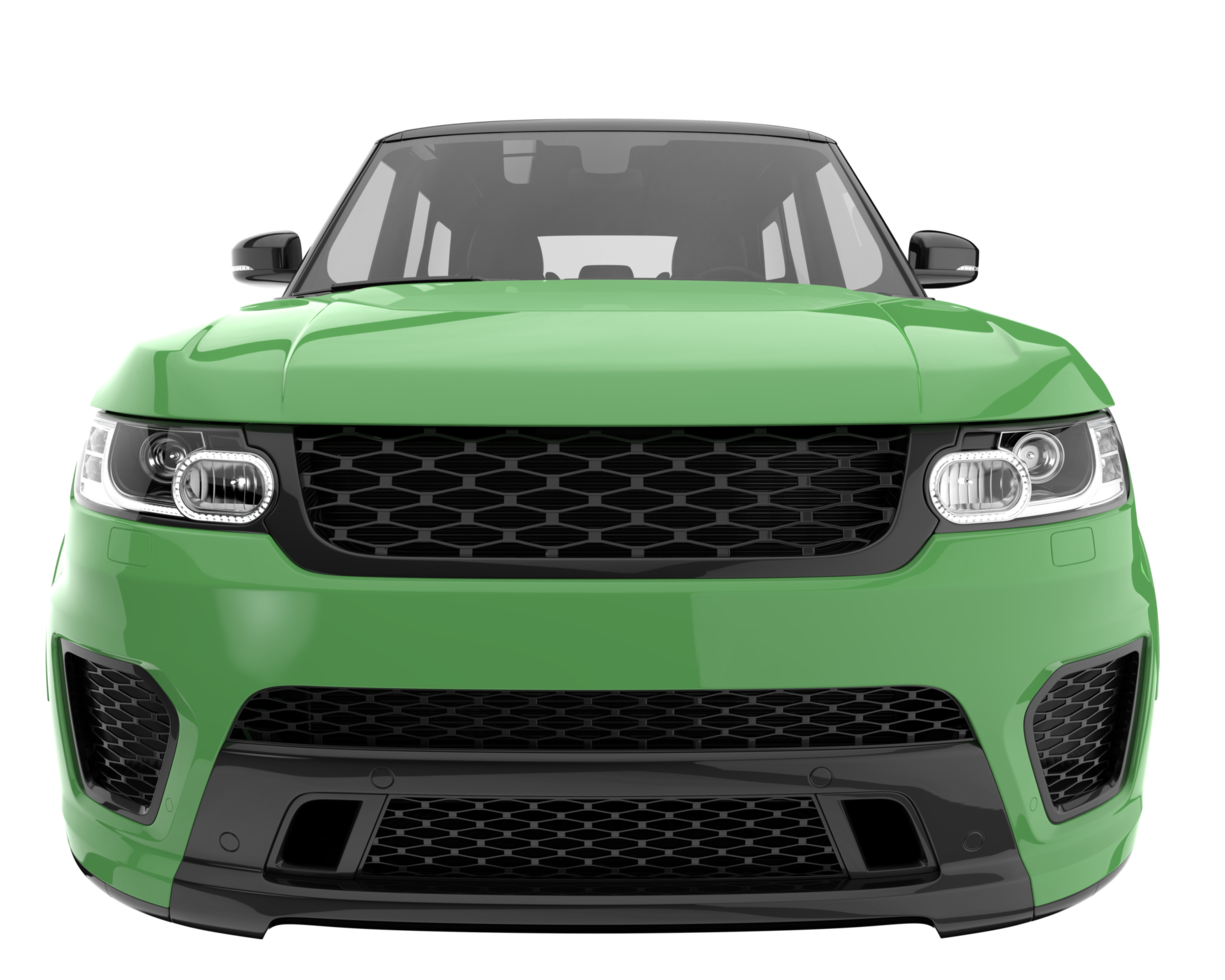 Realistic SUV isolated on transparent background. 3d rendering - illustration png