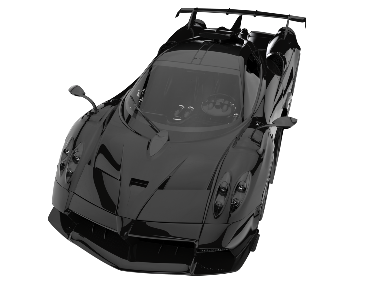 Sport car isolated on transparent background. 3d rendering - illustration png