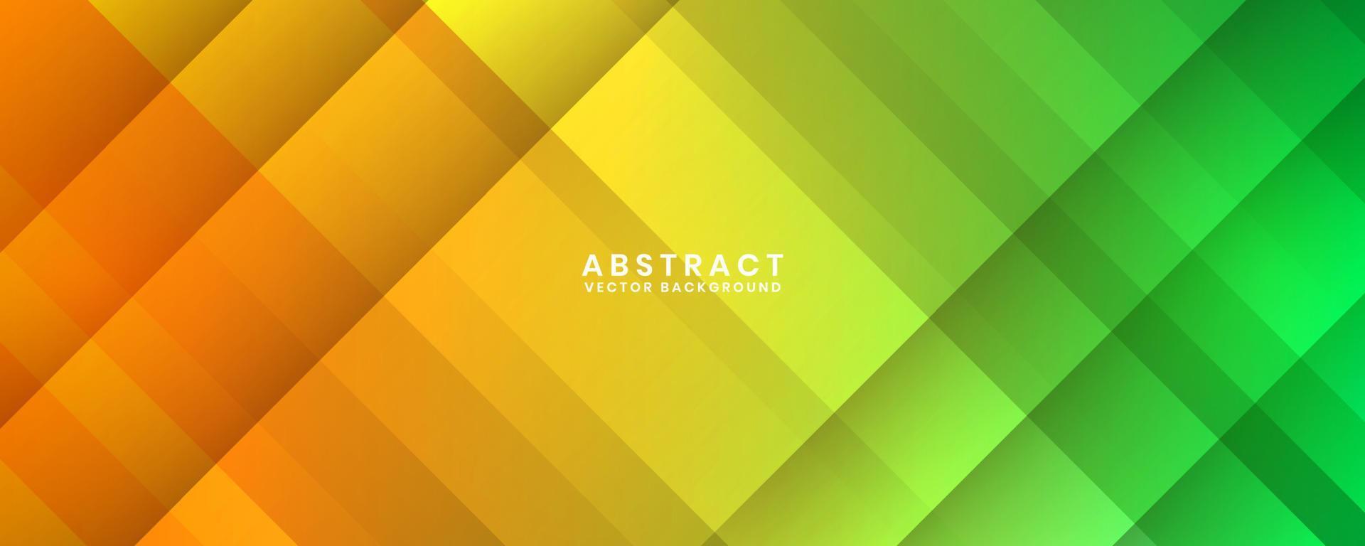 3D green geometric abstract background overlap layer on bright space with cutout decoration. Graphic design element colorful style concept for banner, flyer, card, brochure cover, or landing page vector