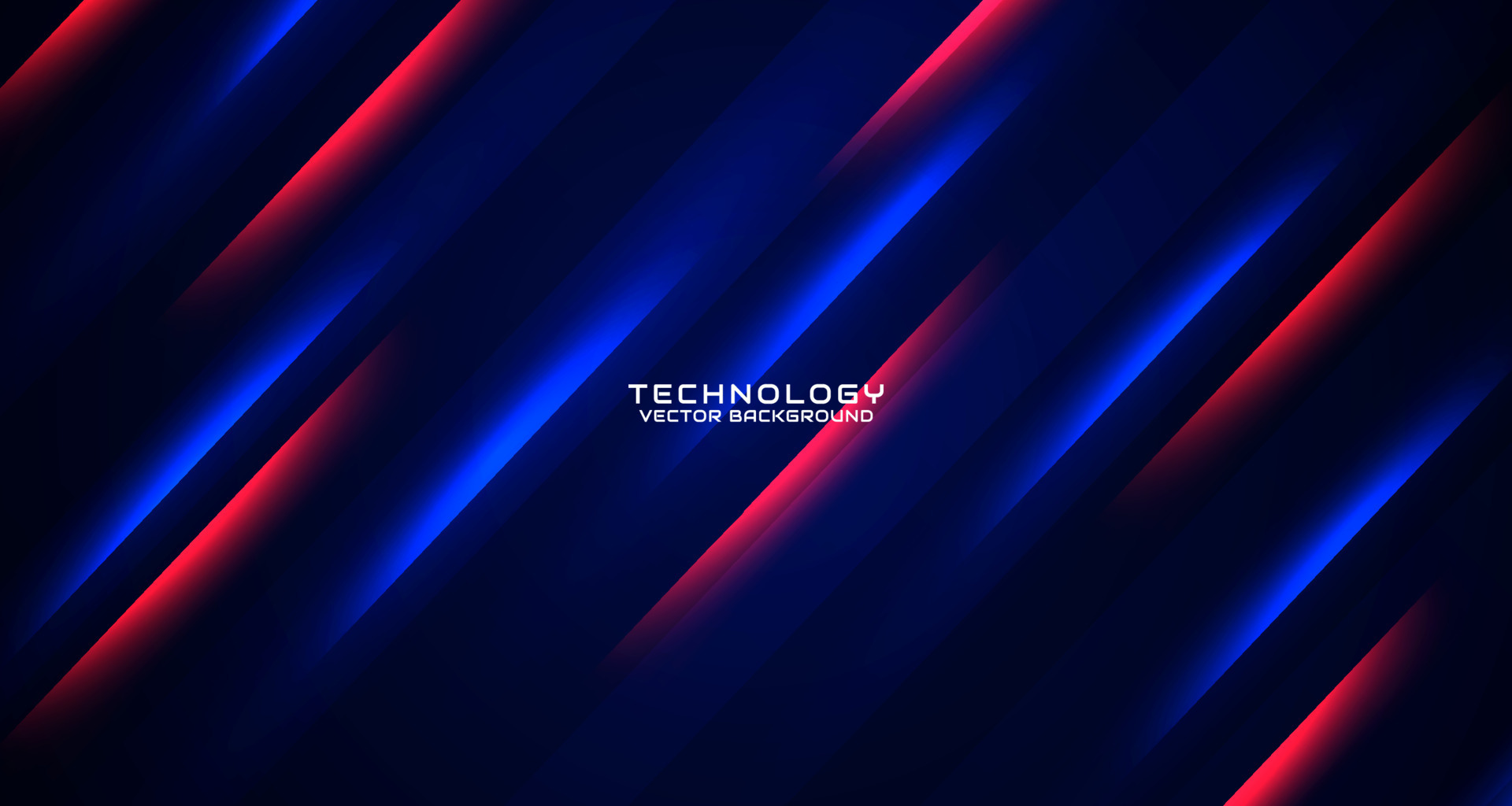 3D red blue techno abstract background overlap layer on dark space with glowing effect