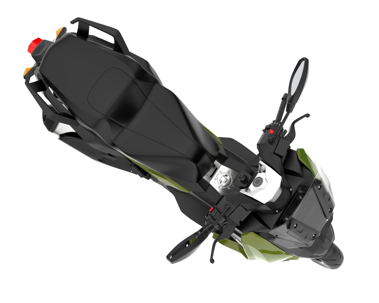 Motorcycle isolated on transparent background. 3d rendering - illustration png