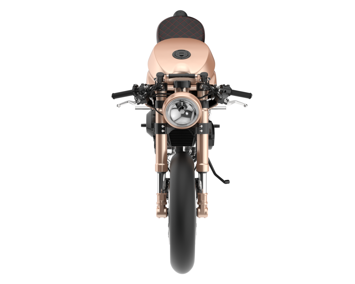 motorcykel isolerat på transparent bakgrund. 3d tolkning - illustration png