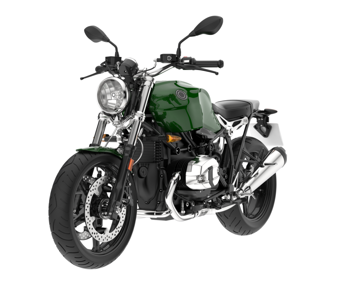 motorfiets geïsoleerd Aan transparant achtergrond. 3d renderen - illustratie png