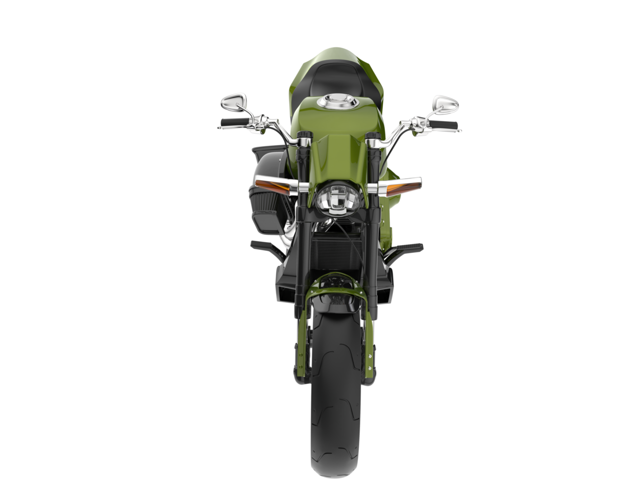Motorcycle isolated on transparent background. 3d rendering - illustration png