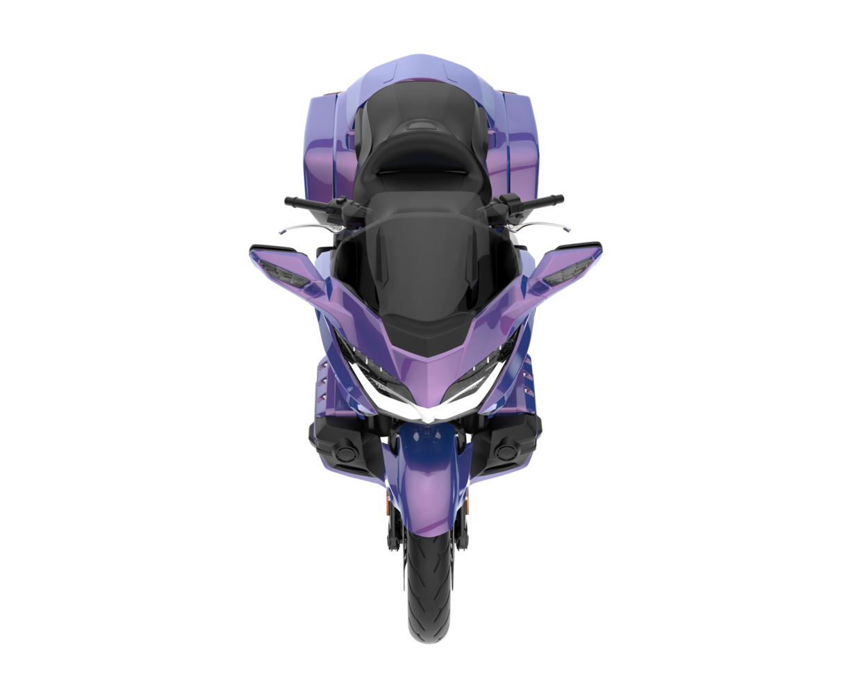 Motorcycle isolated on transparent background. 3d rendering - illustration png