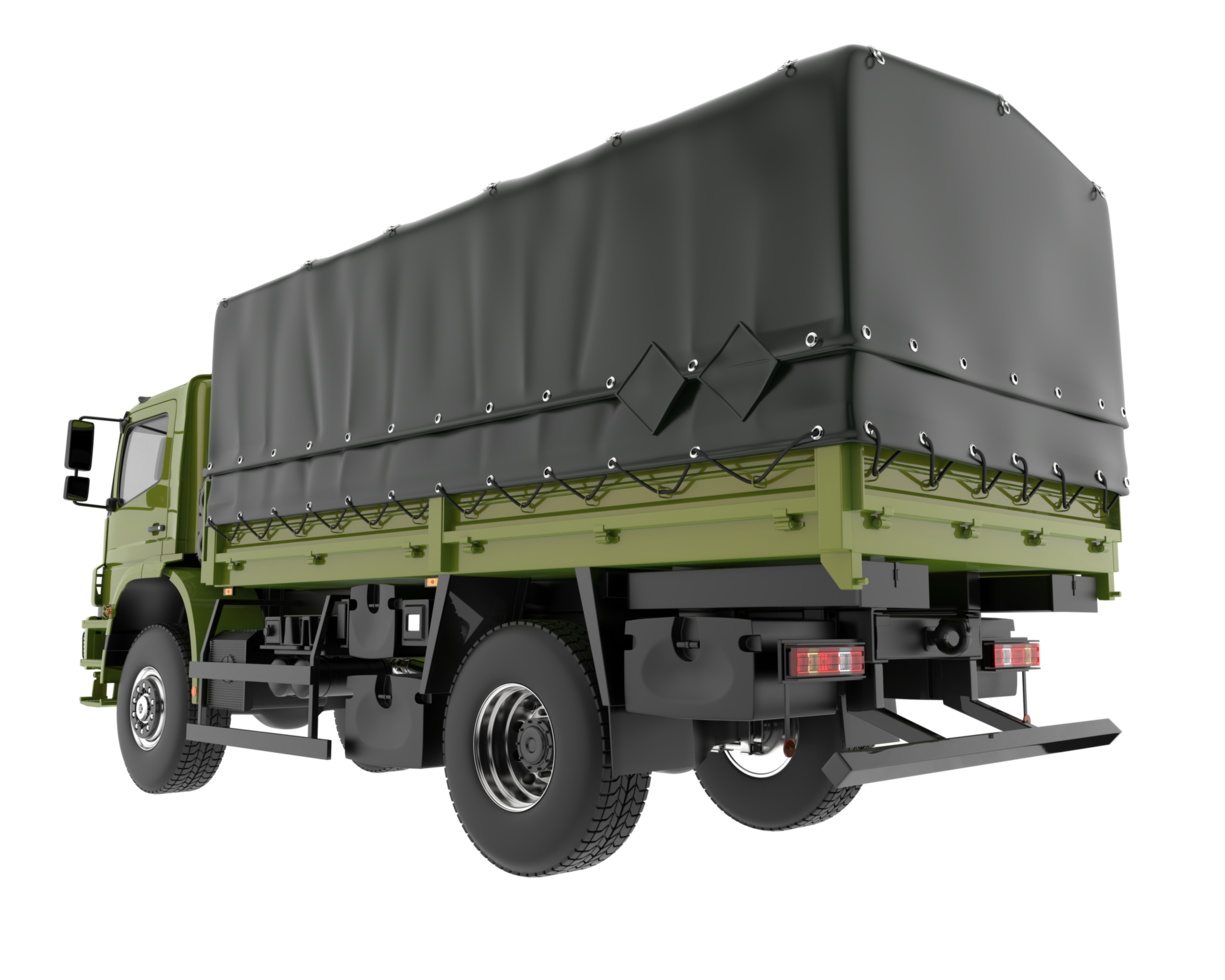 Truck isolated on transparent background. 3d rendering - illustration png