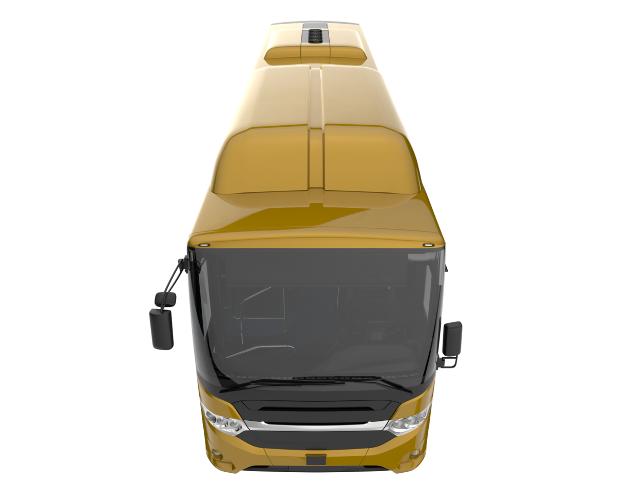 bus de ville isolé sur fond transparent. rendu 3d - illustration png