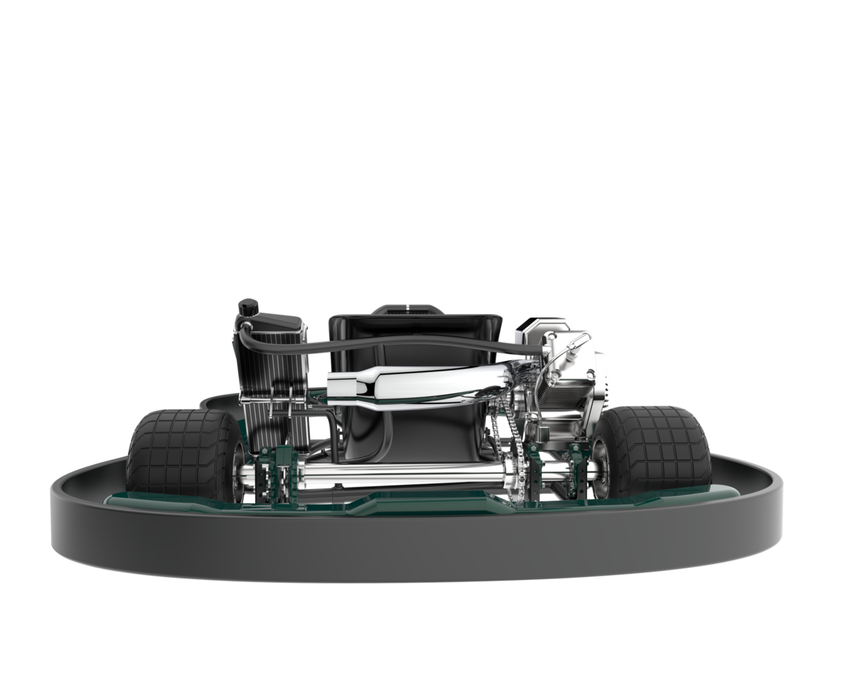 Modern car isolated on transparent background. 3d rendering - illustration png