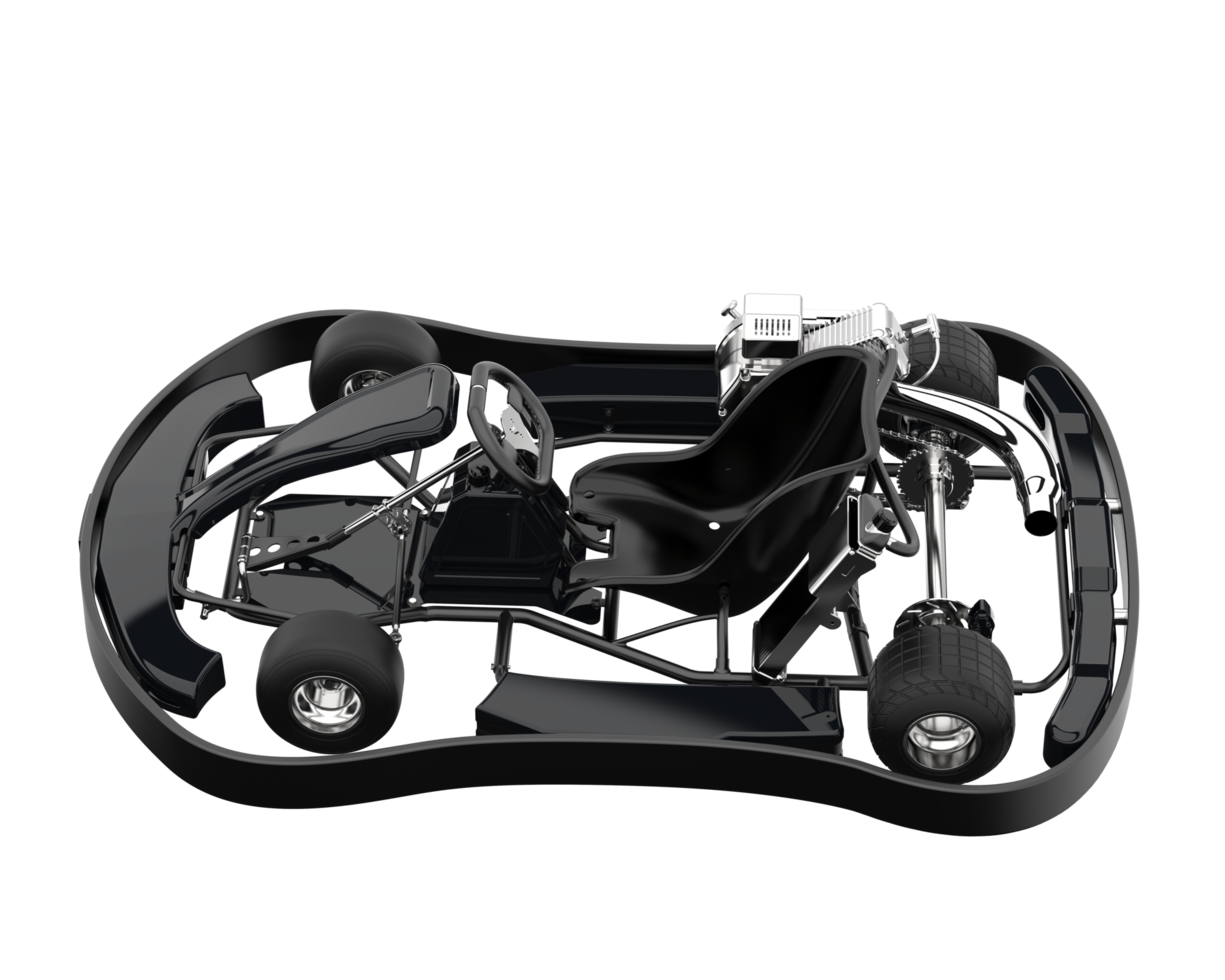 Modern car isolated on transparent background. 3d rendering - illustration png