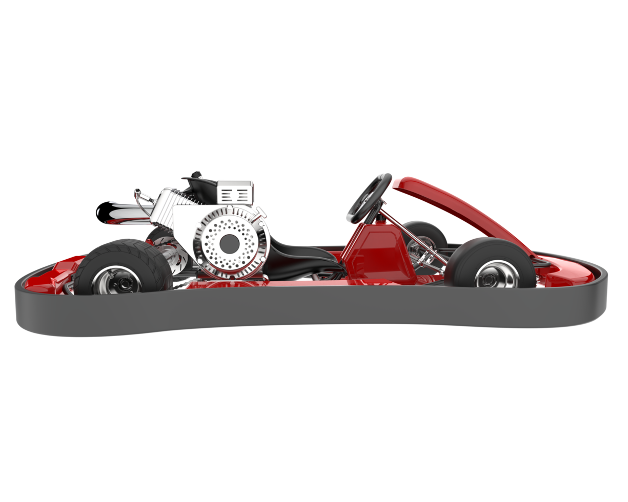 Modern car isolated on transparent background. 3d rendering - illustration png