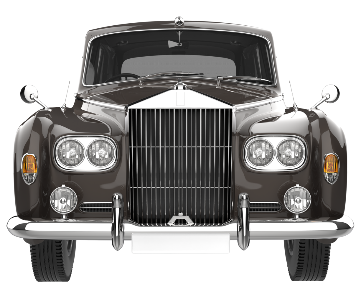 Modern car isolated on transparent background. 3d rendering - illustration png