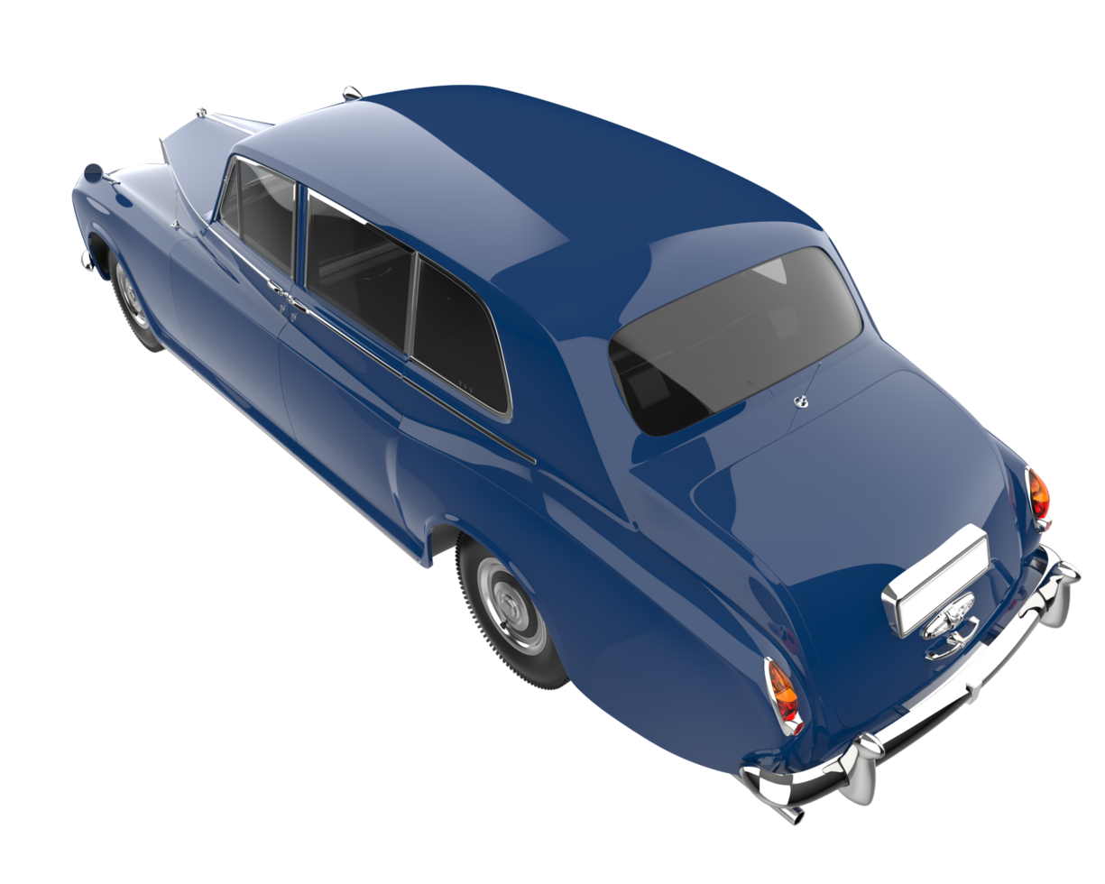 Modern car isolated on transparent background. 3d rendering - illustration png
