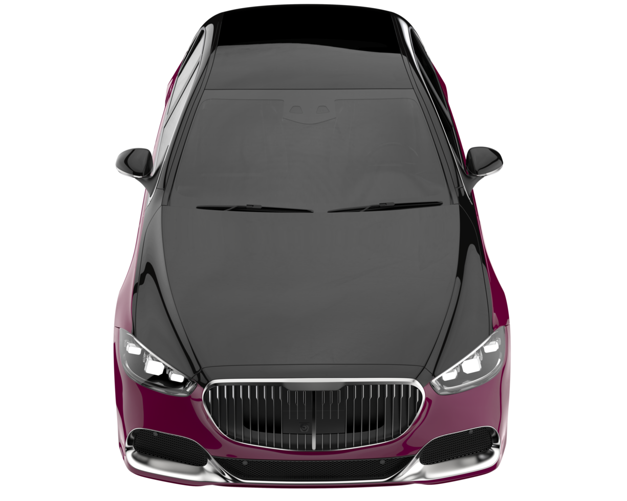 Modern car isolated on transparent background. 3d rendering - illustration png