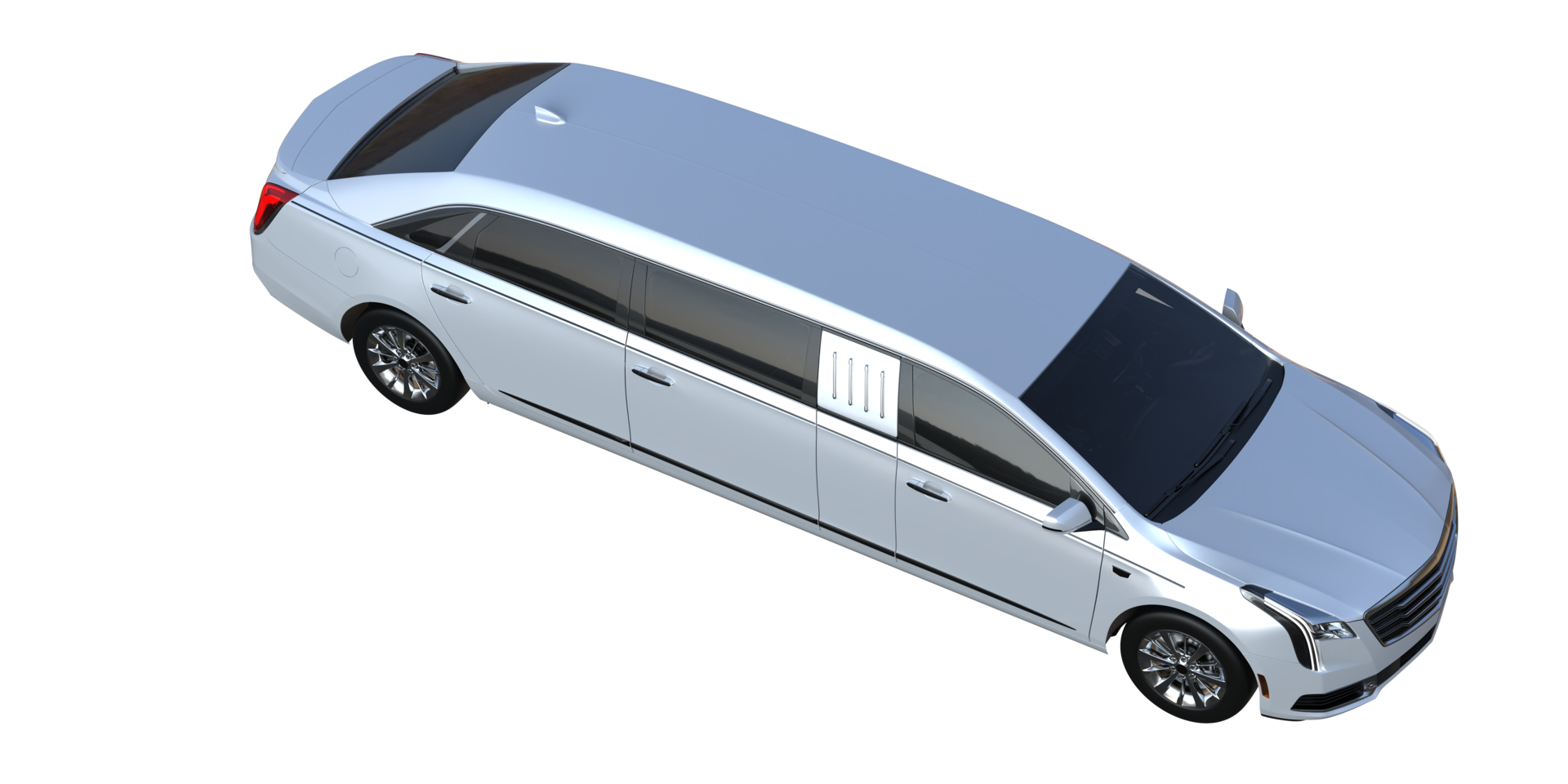 Modern car isolated on transparent background. 3d rendering - illustration png