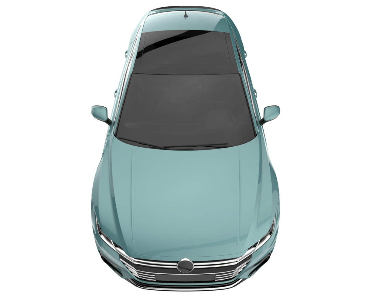 modern auto geïsoleerd Aan transparant achtergrond. 3d renderen - illustratie png