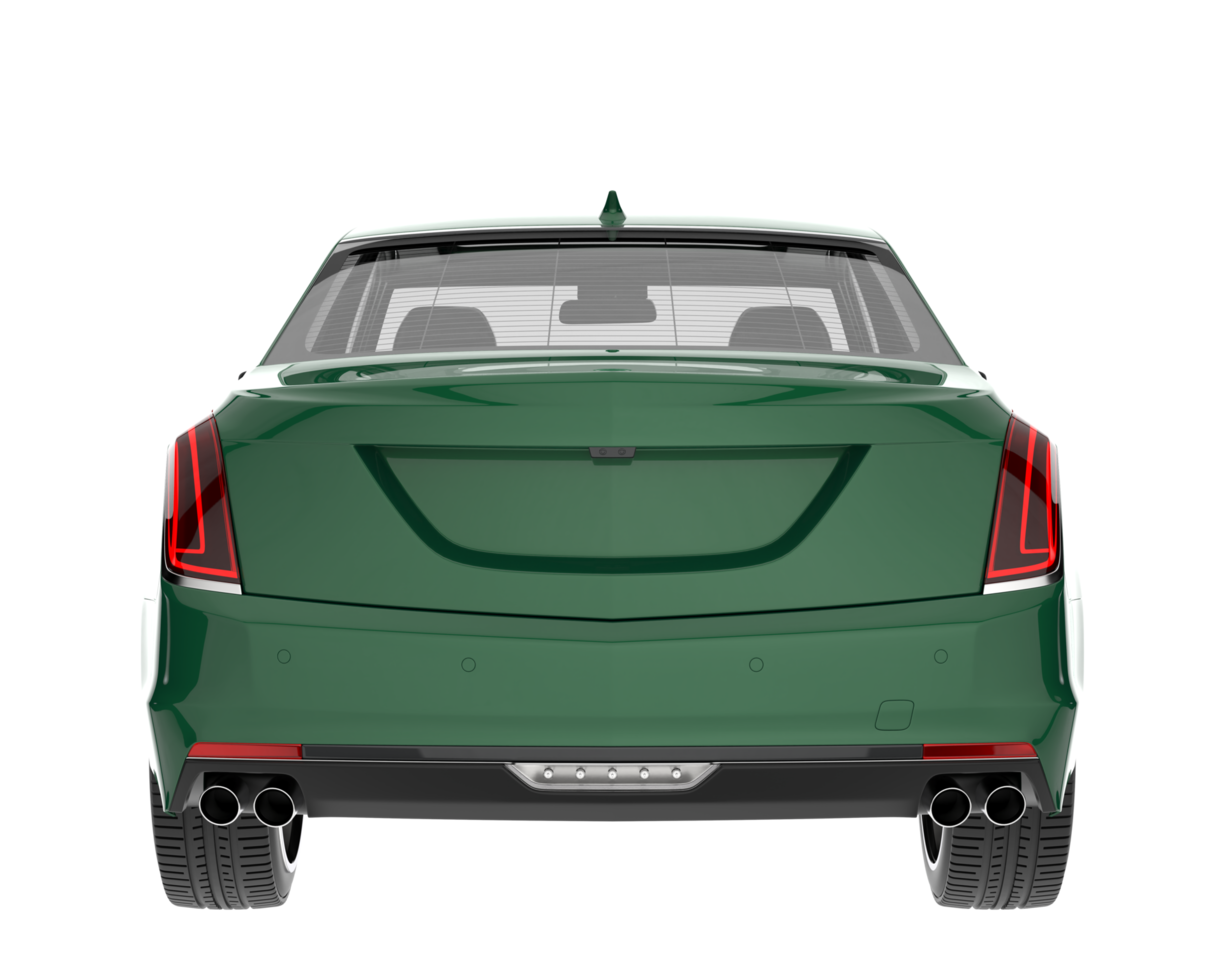 Modern car isolated on transparent background. 3d rendering - illustration png