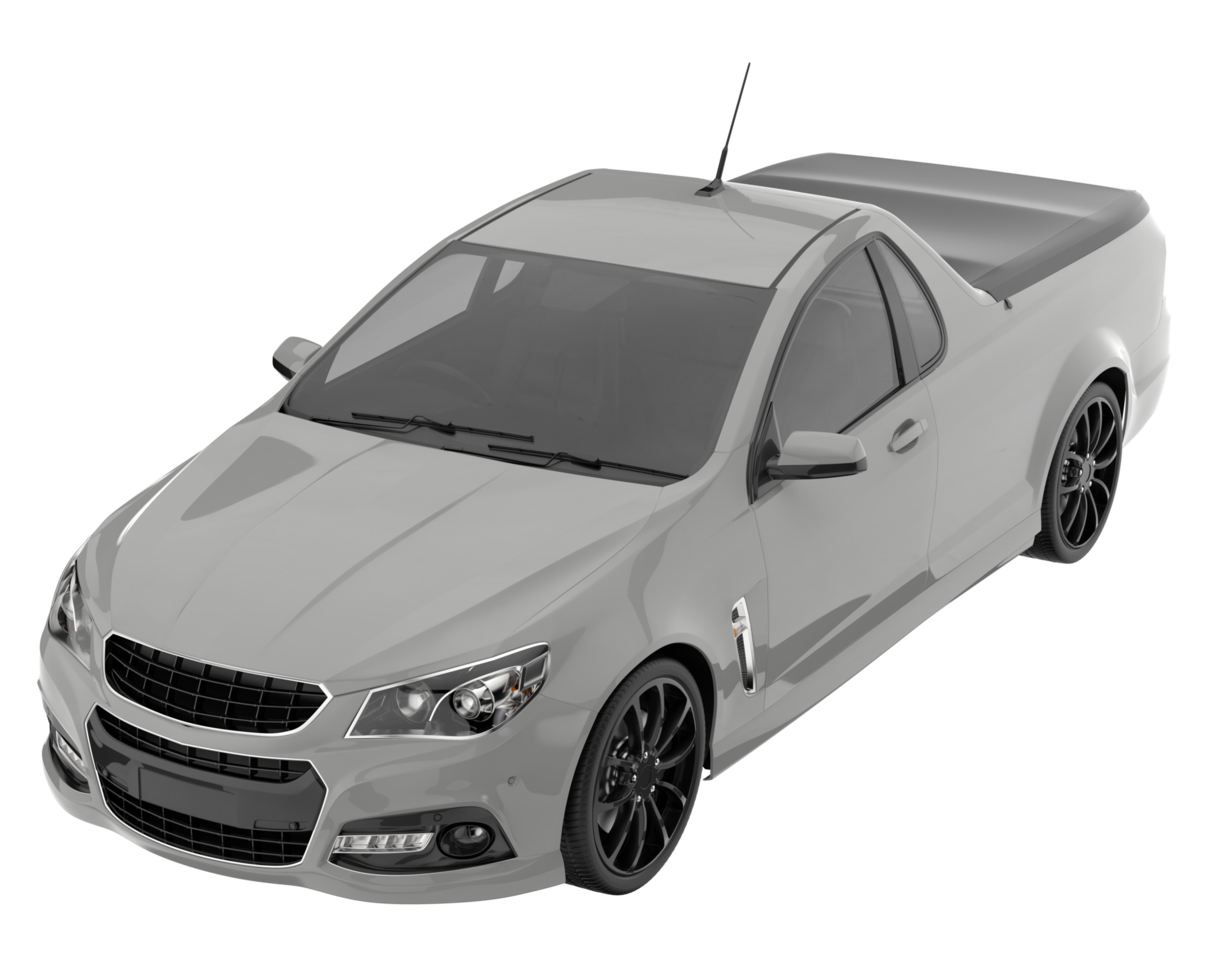 Modern car isolated on transparent background. 3d rendering - illustration png
