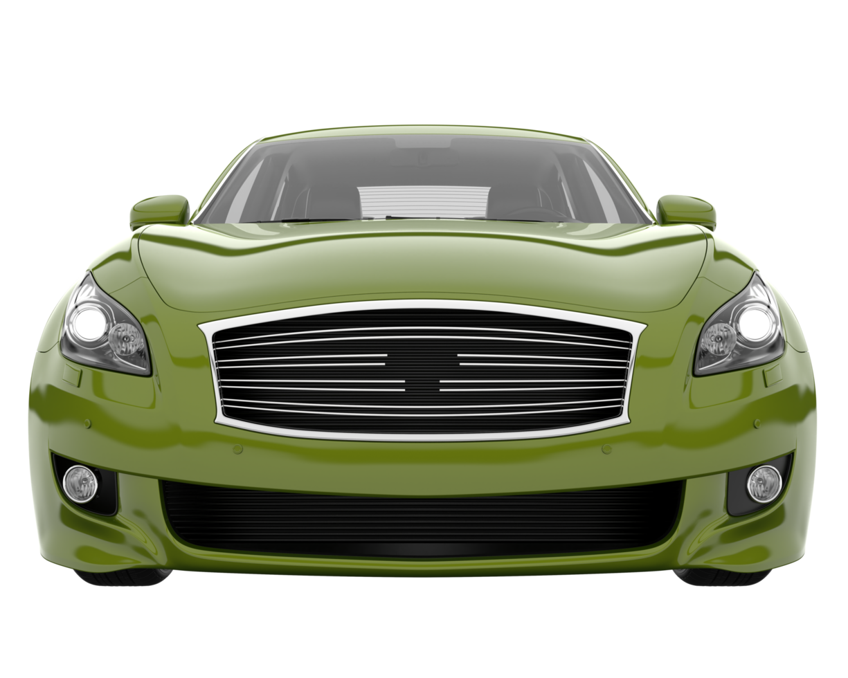 Modern car isolated on transparent background. 3d rendering - illustration png