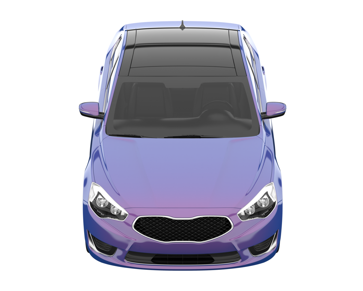 Modern car isolated on transparent background. 3d rendering - illustration png